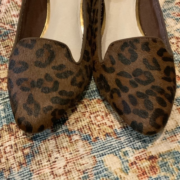 Sperry leopard leather pony hair flats size 8.5 - Picture 2 of 7